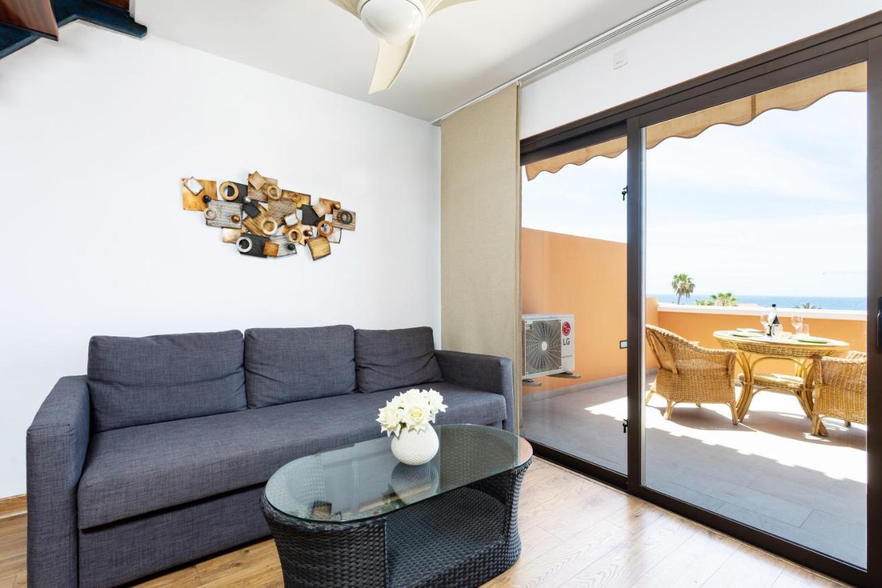 Exclusive Penthouse Playa Las Vistas 4 Close To The Sea And Beach, Aircondition For A Fee, Wifi, Terrace, Heated Pool Playa de las Américas Dış mekan fotoğraf