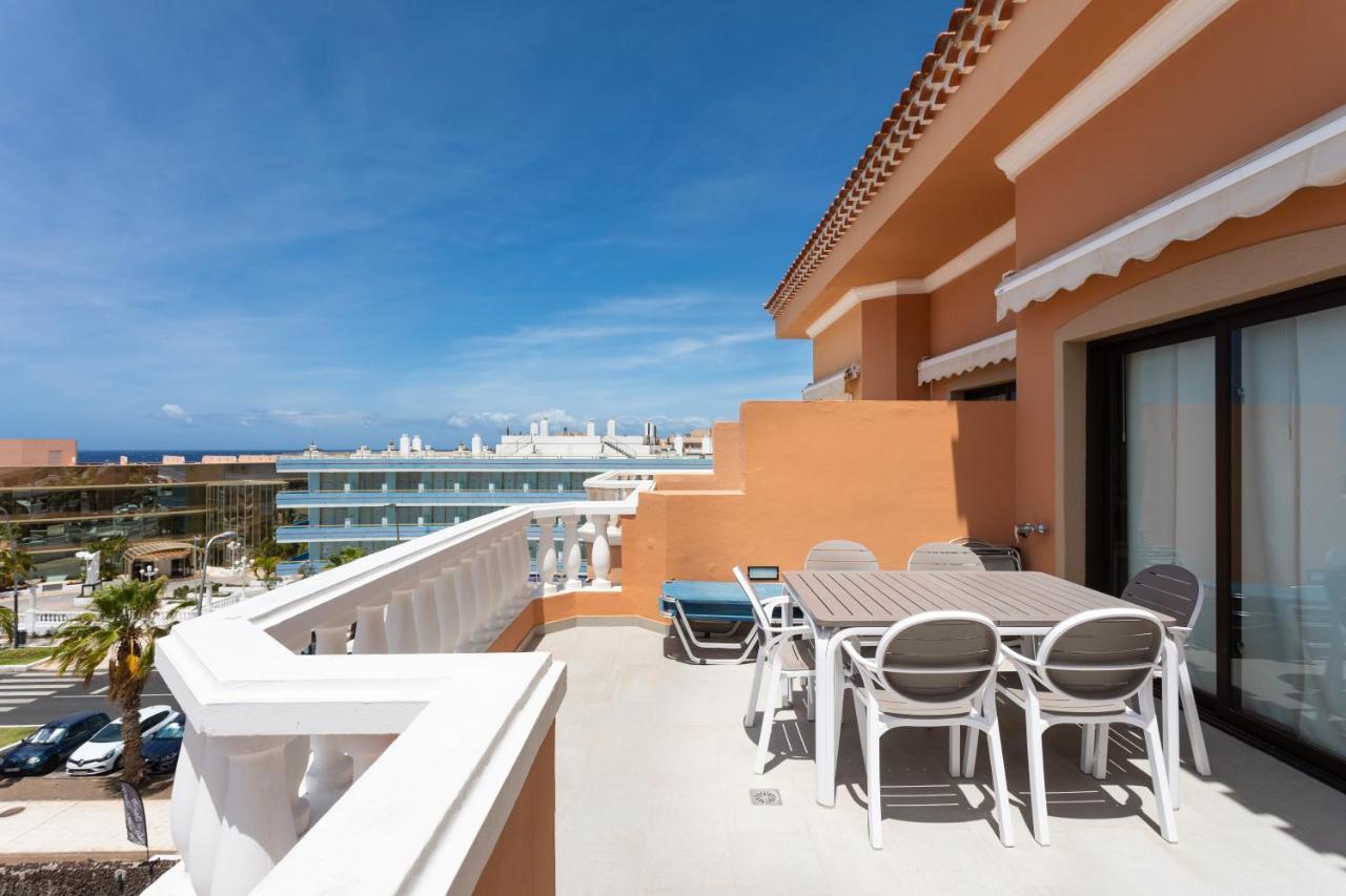 Exclusive Penthouse Playa Las Vistas 4 Close To The Sea And Beach, Aircondition For A Fee, Wifi, Terrace, Heated Pool Playa de las Américas Dış mekan fotoğraf