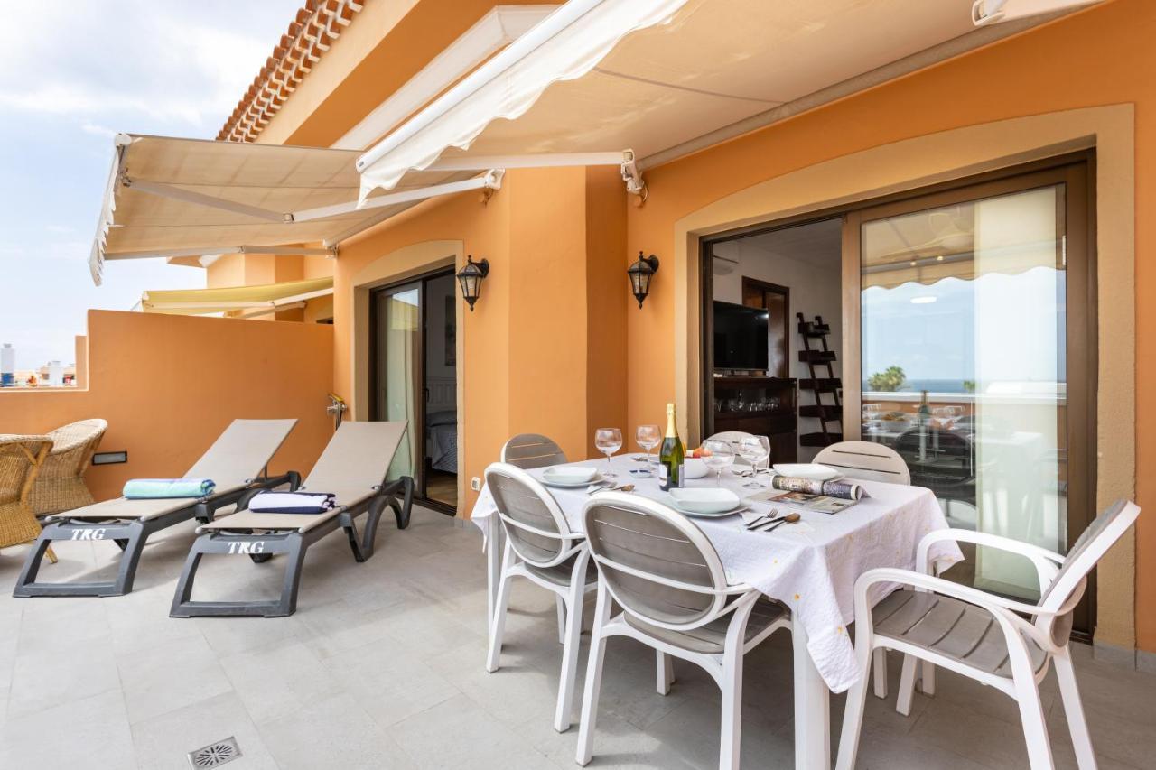 Exclusive Penthouse Playa Las Vistas 4 Close To The Sea And Beach, Aircondition For A Fee, Wifi, Terrace, Heated Pool Playa de las Américas Dış mekan fotoğraf