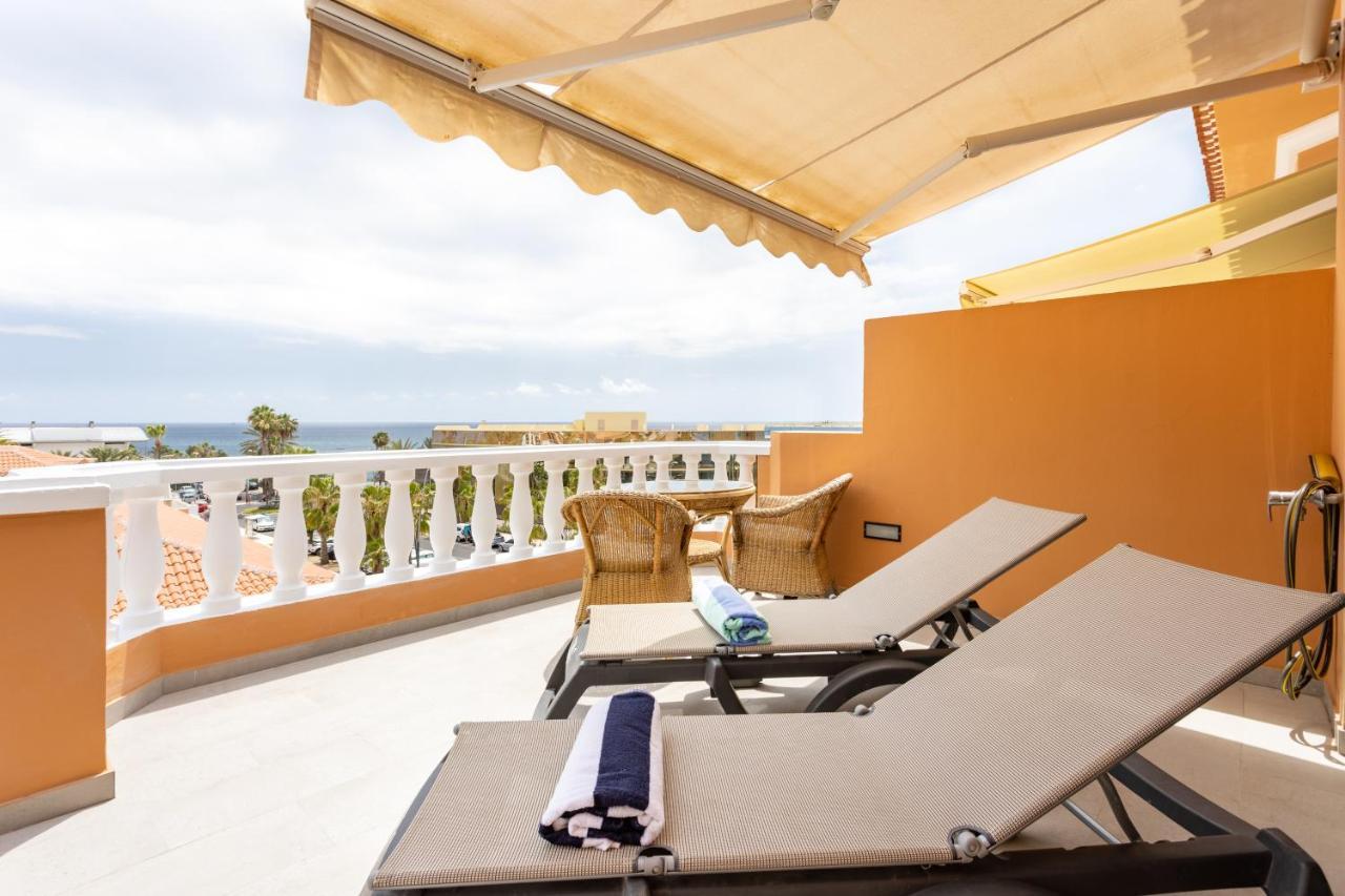 Exclusive Penthouse Playa Las Vistas 4 Close To The Sea And Beach, Aircondition For A Fee, Wifi, Terrace, Heated Pool Playa de las Américas Dış mekan fotoğraf