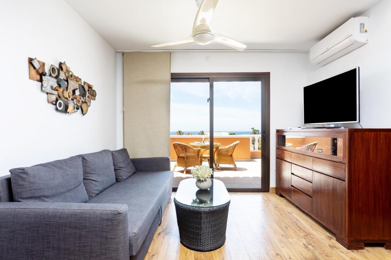 Exclusive Penthouse Playa Las Vistas 4 Close To The Sea And Beach, Aircondition For A Fee, Wifi, Terrace, Heated Pool Playa de las Américas Dış mekan fotoğraf